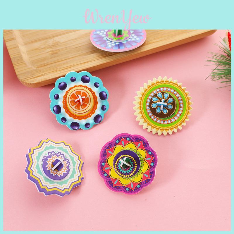 Diy Childrens 3d Puzzle Paper Gyroscope Art Craft Gift For Kids And School Rewards