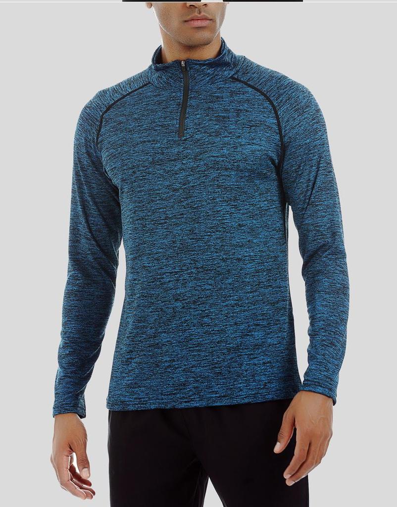 Men's Quick-Dry Long Sleeve Compression Training Suit for Basketball & Gym