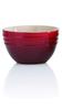 LE CREUSET Stoneware Rice Bowls, 300ml (Small), Rainbow, Heat and Cold Resistant, Microwave and Oven Safe, Pack of 5 [Official Japanese Product]