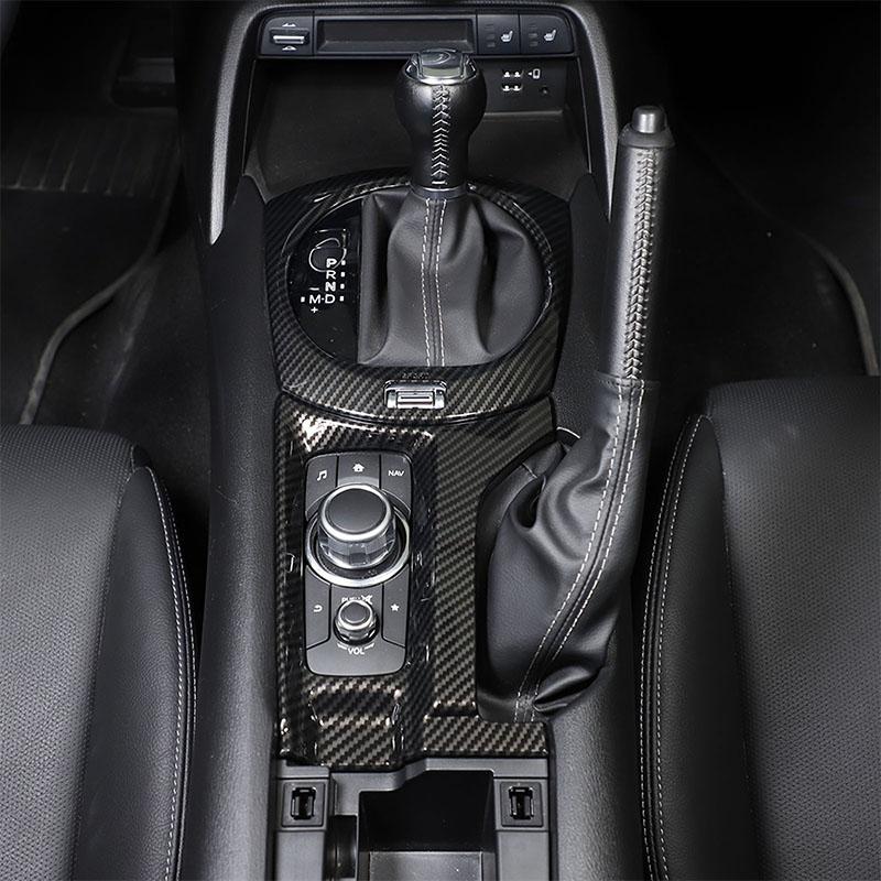 For Mazda MX-5 MX5 ND 2016-2026 ABS carbon fibre Interior Kit Dashboard Console Gear Shift Panel Cover Trim Stickers
