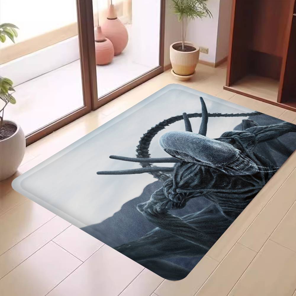 Klassische Sci-Fi Alien Fußmatte Retro Multiple Choice Wohnzimmer Küche Teppich Rutschfest Moderne Heimdekoration