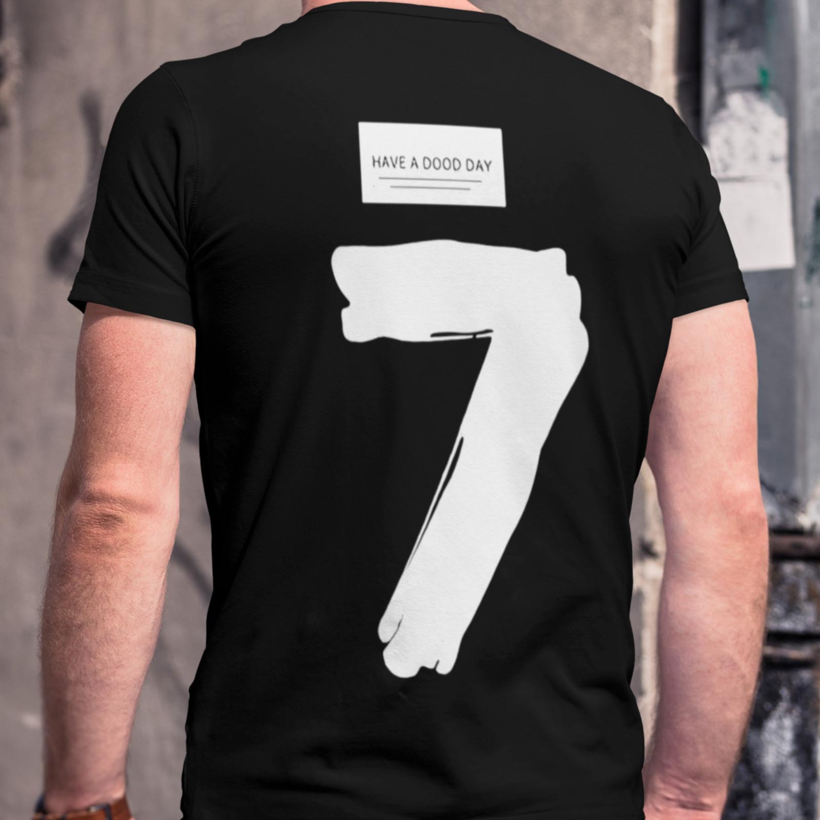 Have a Good Day 7 Graphic T-Shirt Minimalist Streetwear Tee Back Print 3XL
