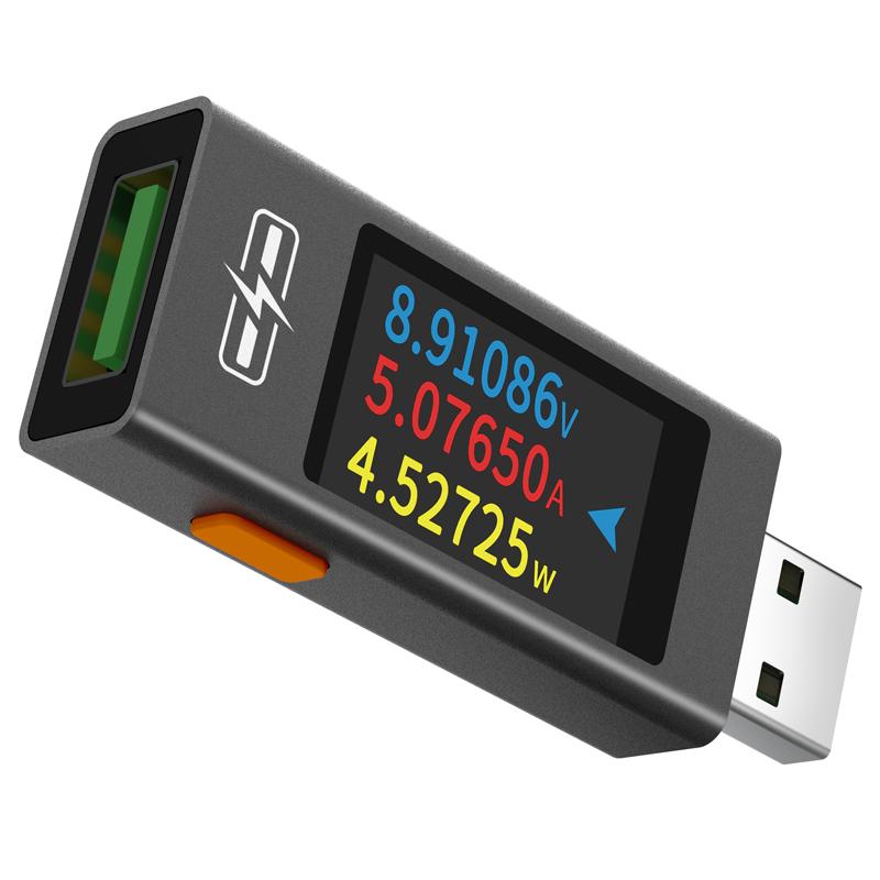 UT01U NEW USB Tester 4-30V 6.5A DC Voltage Meter Ammeter 0-195W Real Time Power Current Voltage Monitor Charging Capacity Tester