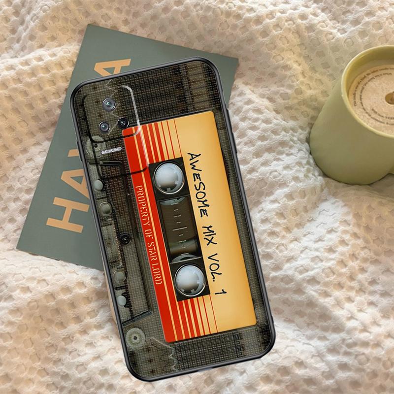 Retro Cassette Tape Case For Xiaomi 14T 11T 12T 13T Pro 13 14 15 Ultra POCO X7 Pro X3 X5 X6 M6 F5 F6 Pro Cover