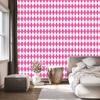 Harlequin Diamonds Wallpaper Powder Pink, White and Purple 50x1000