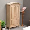 1/12 Scale Miniature Wooden Wardrobe Cabinet Model Ornament - DIY Miniature Photography Props- Seasonal Decor - Perfect Gift