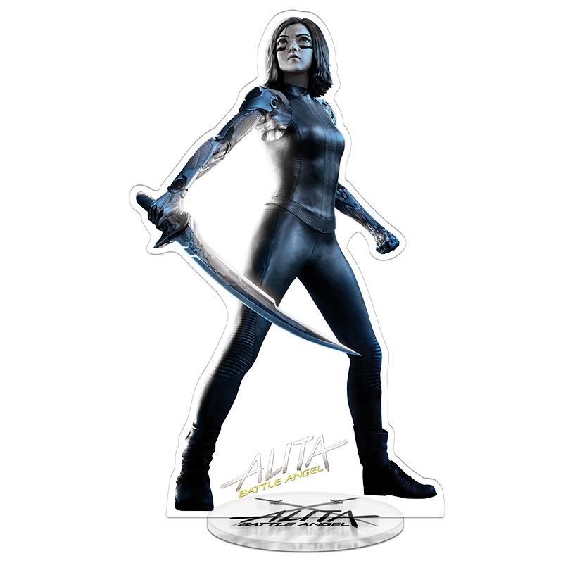 Collectible New Movie Alita Battle Angel Acrylic Model Stand Figure Toy Desk Decor