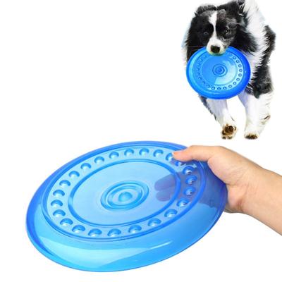 Funny Soft TPR Pet Dog Flying Discs Saucer Toys Dog Puppy Agile Training Toys Bite Resistant Flying Disk Pet Supplies