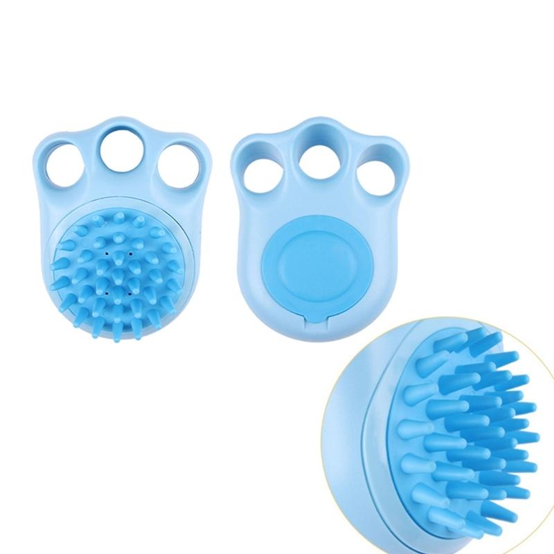 Kitten/Dog Pet Bath Brush Grooming Shower Brush Pet Cleaning Supplies Multicolored Cleaning Brush Hair Removal