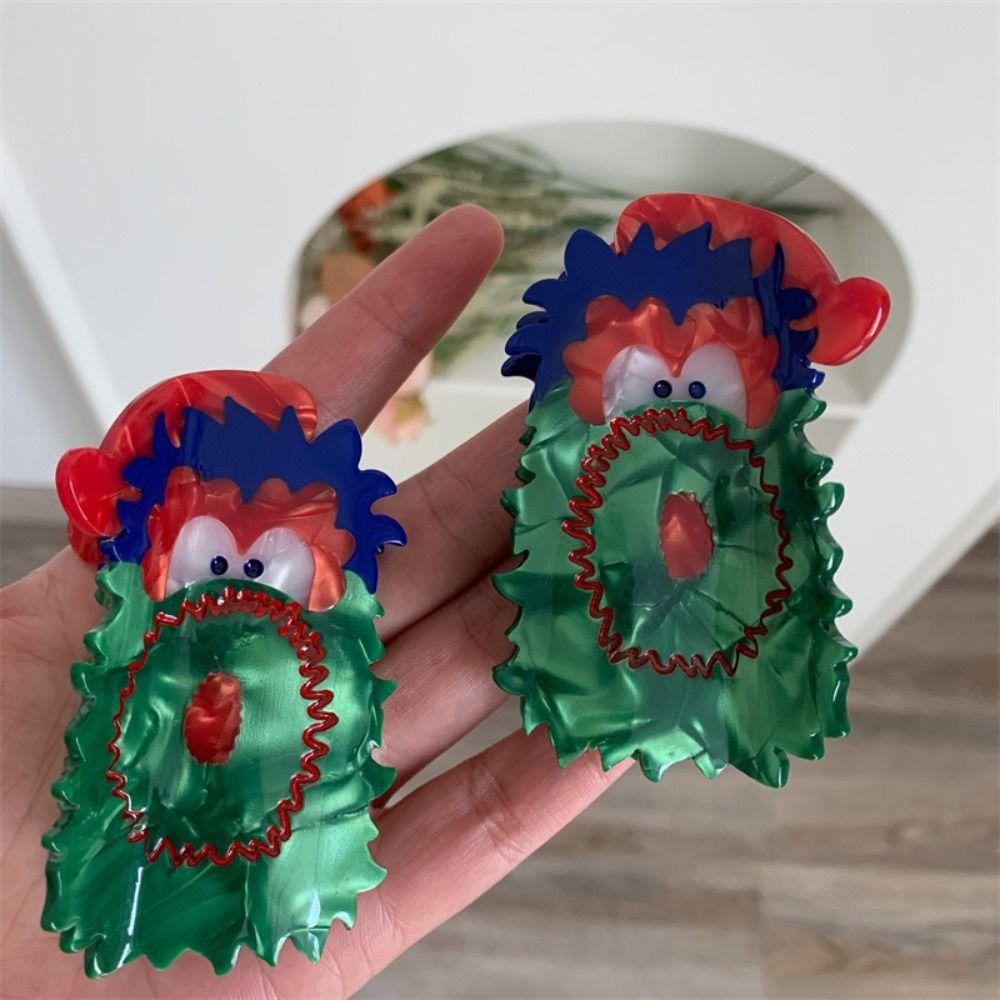 Snowflake Acetate Hair Claw Ice Cream Tanghulu Hairpin Personalized Christmas Hair Clip  Girls