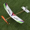 Wood Airplane Gliders Propeller Plane Toys Set Wooden Airplane Kits Rubberband Powered Propellor Planes Children's Day
