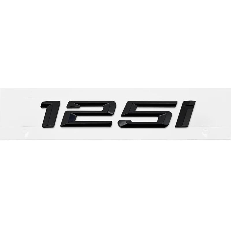 ABS Car Rear Trunk Letters Logo Badge Emblem Sticker For BMW 1 Series 116i 118i 120i 125i 130i 135i 140i E81 E82 E87 E88 F20 F21