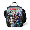 Trendige Roblox Lunchtasche für Schüler und Büroangestellte Oxford-Stoff Umhängetasche