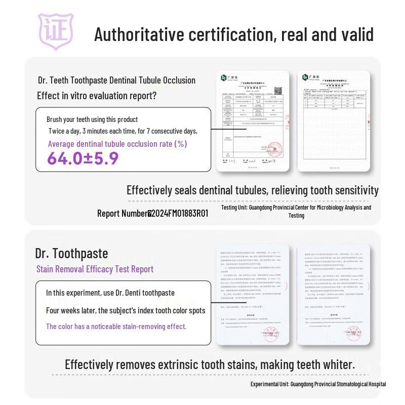 Doctor Tooth Hydroxyapatite Sensitive Repair Toothpaste 120g