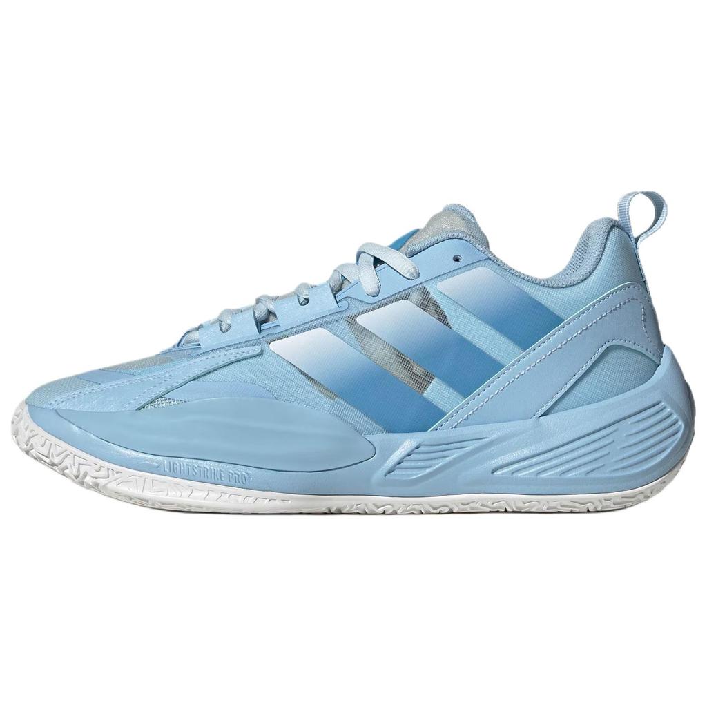 Adidas Xenoburst Všestranné Pohodlné Látkové Tlumící Nárazy Prodyšné Nízké Basketbalové Boty Unisex Tenisky Světle Modré JR4375