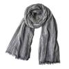 New Arrival Literary Striped Men'S Scarf Autumn Winter Cotton Blended Scarf Long Vintage Scarf