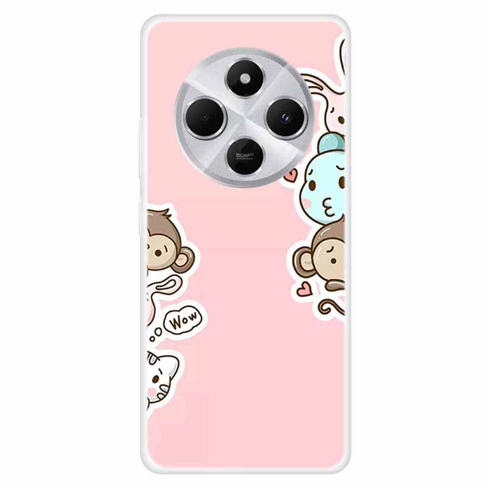 TPU Case for Xiaomi Redmi 14C 4G/14R 5G/Poco C75 4G Pattern Printing Anti-Drop Phone Back Cover