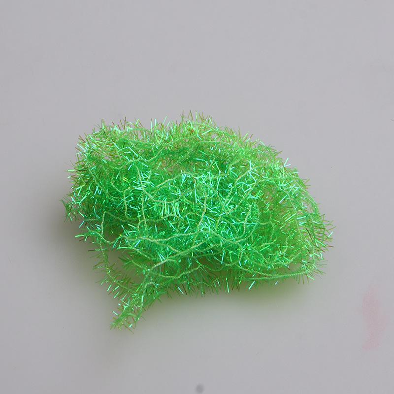 Chenilă cu sclipici față-verso pentru legarea muselor: Fir de Ninfa de Cristal Colorat