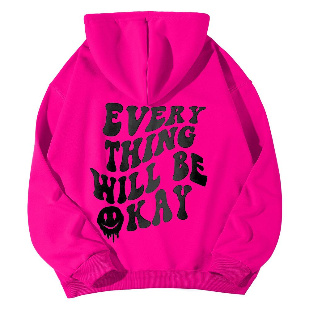 SOLY HUX Women's Sweatshirt Pattern Hoodie Casual Long Sleeve Loose Pullover with Kangaroo Pocket