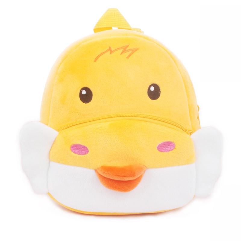 Adorable 3d Cartoon Animal Backpack For Toddlers With Soft Plush Material