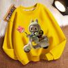 Children's Fashion LBB Hoodies, Round-neck Long-sleeved Hoodies for Boys and Girls  Spring and Autumn