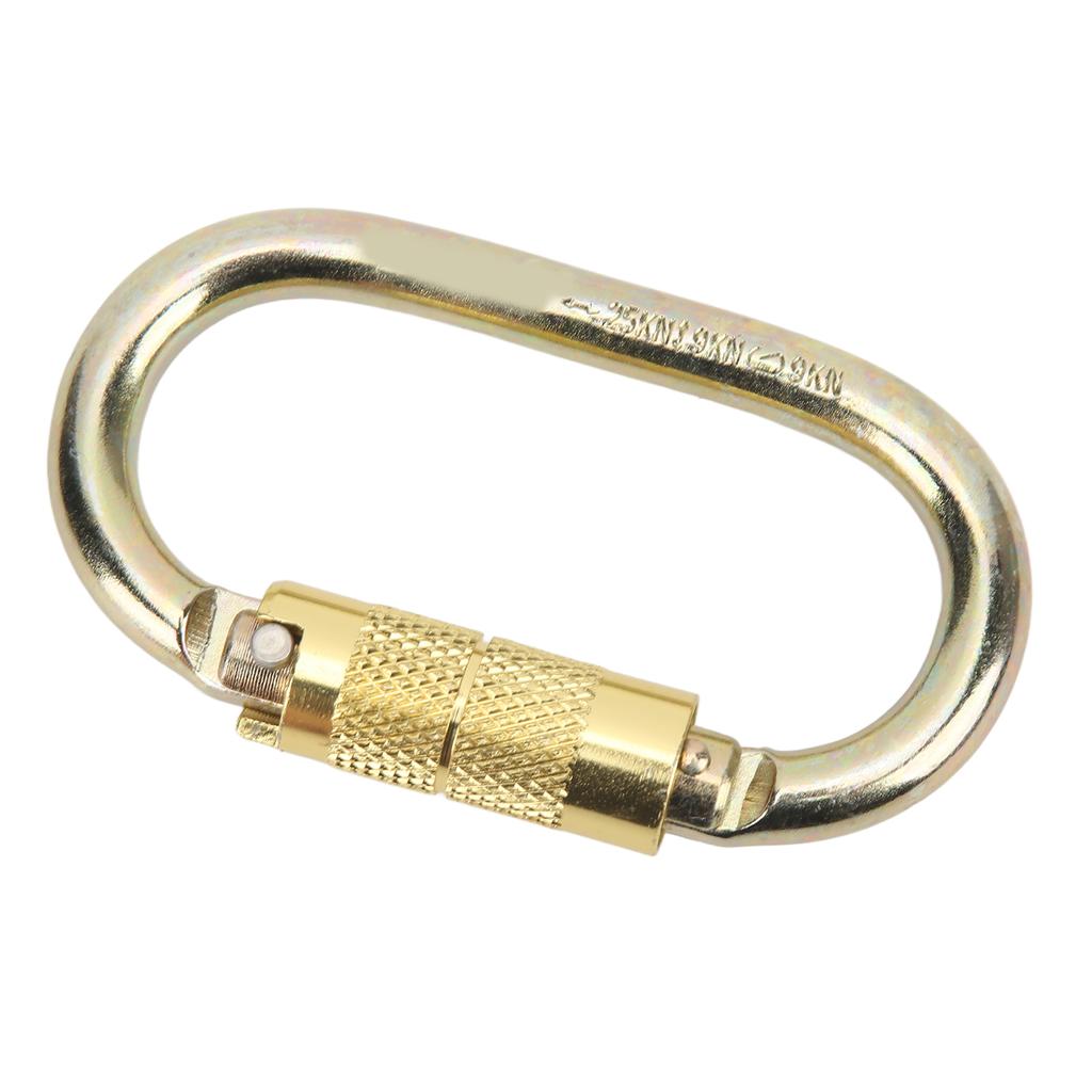Outdoor Klettern Karabiner Bergsteigen Abstieg Sicherheit O-Typ Karabiner Clip für Rettung