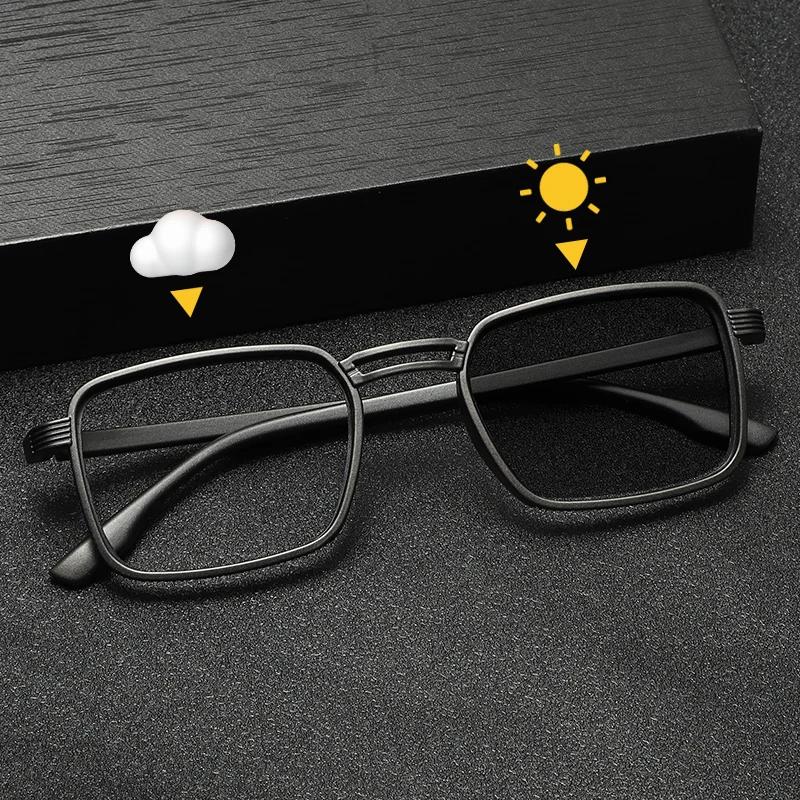 Color Changing Eyeglasses Trendy Trend Anti-blue Light Myopia Glasses For Outdoor Use Anti-collision Sunscn Glasses