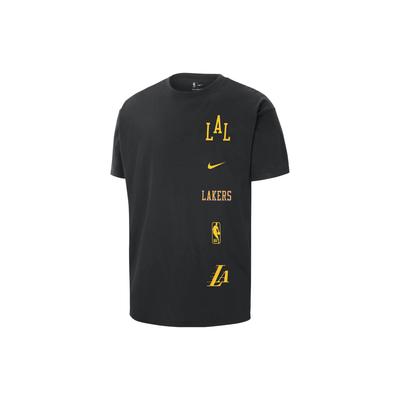 Nike T Shirt City Edition 2023/24, Los Angeles Lakers Men's Black FN2024-010