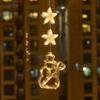 Snow Stars Christmas Tree Pendants House Decorative Suction Cup Lamp Led Christmas Decor  Home