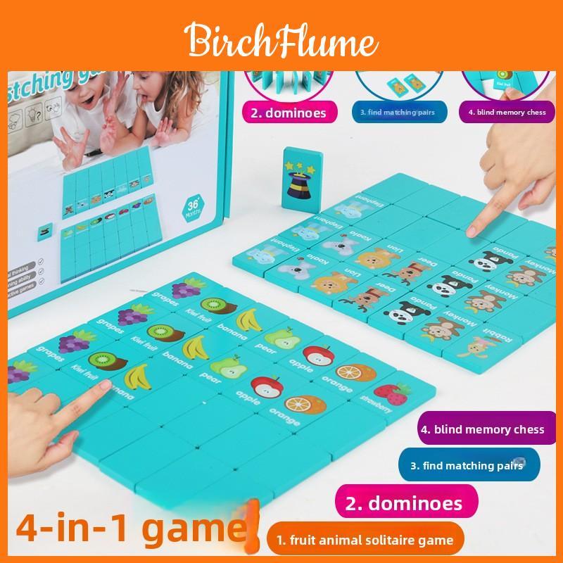 Wooden Logic Dominoes Educational Toy For Kids With Diy Fun And Memory Training