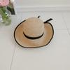 Women's Raffia Branch Black Ribbon SS Bucket Hat