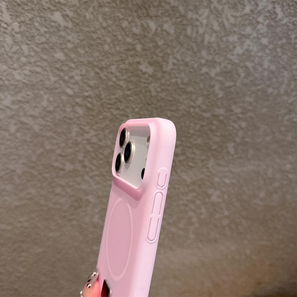 Suitable for IPhone17ProMax Magnetic Phone Case Candy Tail Apple 16 Anti Drop Full Package PC Protective Case