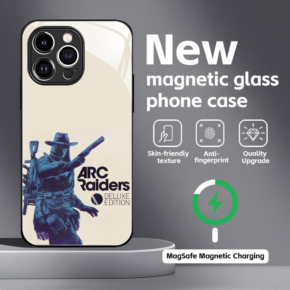HOT GAME ARC Raiders Phone Case For iPhone17 16 15 14 13 12 11 X XR XS 8 Plus Mini Pro Max Glass Magnetic Case