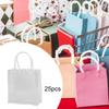 25 Pieces Clear Gift Bags Party Favor Wrap Reusable Supplies Tote for Shower Father's Day