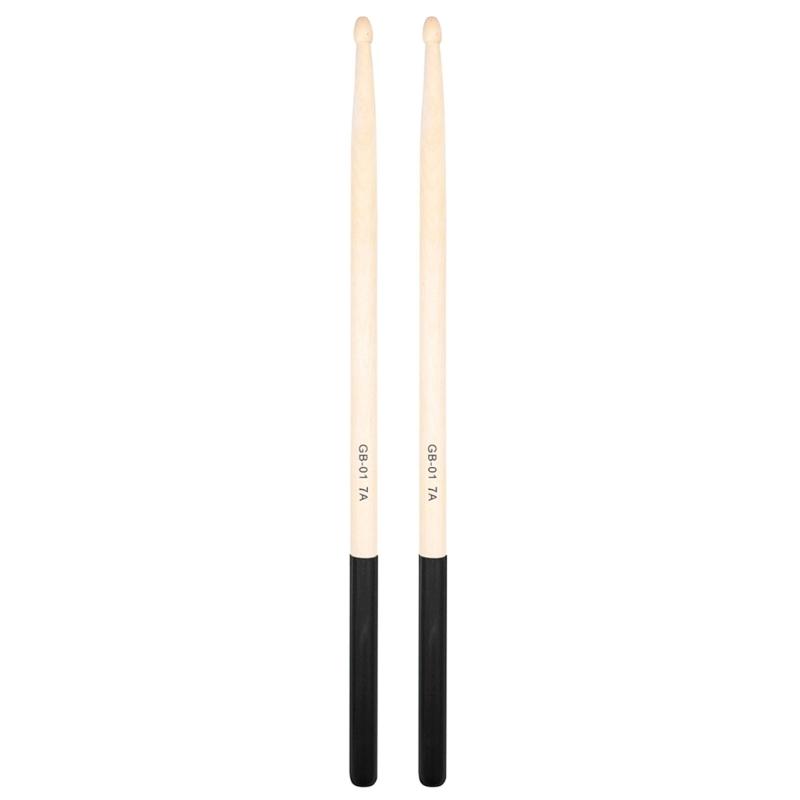 1Pair Nonslip Universals Drumsticks 5A/7A Maple Wood Drumsticks Simple Light Weight Drum Stick for Drummer, Beginner