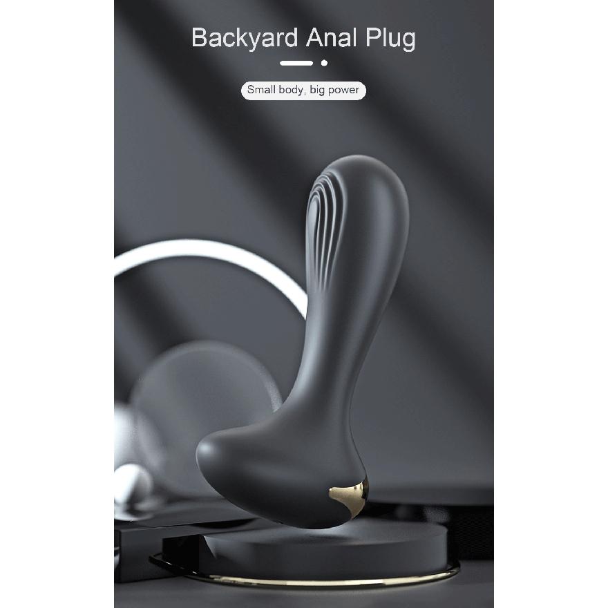 Anal Plug Vibrator Female erotic Butt Plug for Women Male Female Buttplug Silicone Sex Toys for Man or