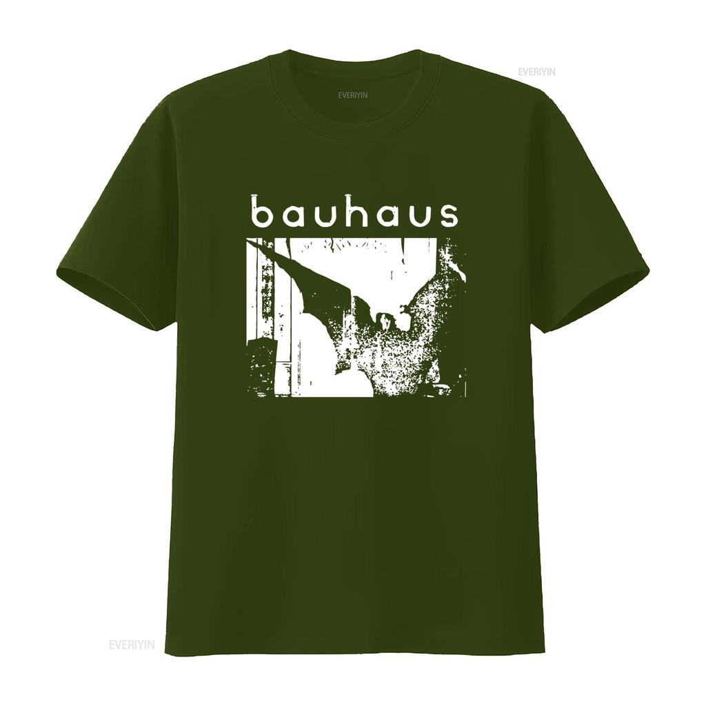 Vintage Retro 80s Bauhaus Bela Lugosi Dead Goth Band T Shirt Vintage Washed Stylish Homme Casual Top For Everyday Wear