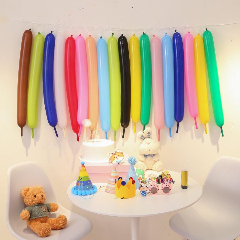 Bunte Spiralballons für Klassenzimmer- & Erstgeburtstagsdekorationen