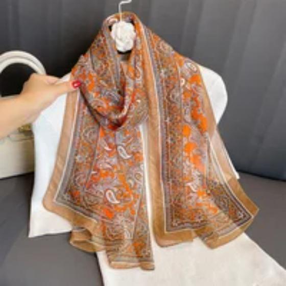 New Fashion Spring/Summer Women Print Headband Beach Chiffon Scarf Shawls Female Long Wraps Panama Beach Sunscreen Hijab