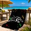 Panther Panthers Spirit Beach Towel, Quick-drying, Easy to Care for, Suitable for Both Fitness and Beach Vacations,Sports Essential