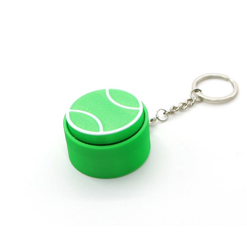 Ball Keyboard Keychain Fidget Toys Push Bubble Stress Relief Sensory Toys Basketball Football Keyboard Clicker For Kids Adults
