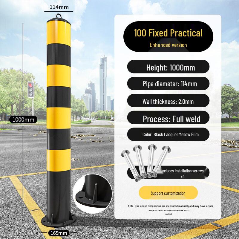 Heavy-Duty Fixed Steel Bollard
