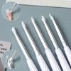 5Pcs/Set 2-Way Silicone Nail Art Pen Carving Emboss Hollow Gel Shaping Nail Brush Diy Dotting Pen Manicure Drawing Painting Tool