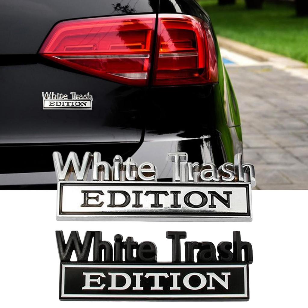 Metal Decals For Cars 3D Edition Adhesive Stickers Waterproof Car Emblems And Badges For Golf Cart Vehicle Auto Truck Motorcycle