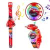 Children's Cartoon Music Watch with Seven-Color Luminous Spinning Gyro Toy