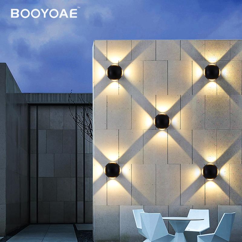 LED Außenwandleuchte Veranda Terrassenlampe Modern Außenwandleiste Garten Hausnummernleuchte Wasserdichte Wandbeleuchtung