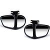 2Pcs Car Rearview Mirrors 360° Blind Spot Mirror Adjustable Rotatable Convex Wide-angle Clear Rearview Safety Mirror Accessories