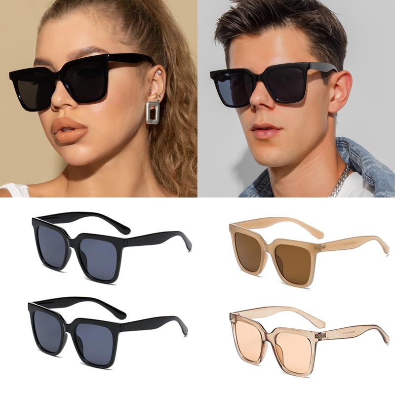 2pcs pack Square Sunglasses Women Luxury Brand Sports Goggles Female Fashion Sun Glasses Classic Vintage Eyeglasses UV400