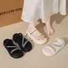 Fashion Beach Sandals Women 2025 New Summer Womens Fashion Platform Sandals Soft Bottom Two Wear Cool Slippers Women Zapatillas de mujer