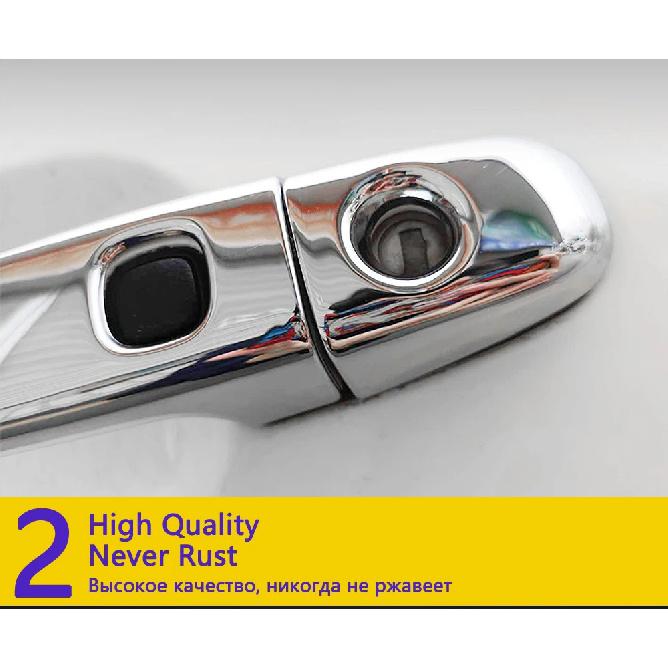 Luxurious Stability New Chrome Door Handles Cover Trim for Citroen C3 MK1 2002~2009 Car Accessories Stickers Catch Auto Styling
